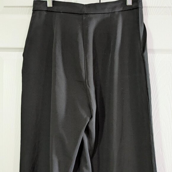 Princess Polly Women's Briana Wide Leg Black Dress Pants Trousers, Size 6, NWT - Picture 7 of 14